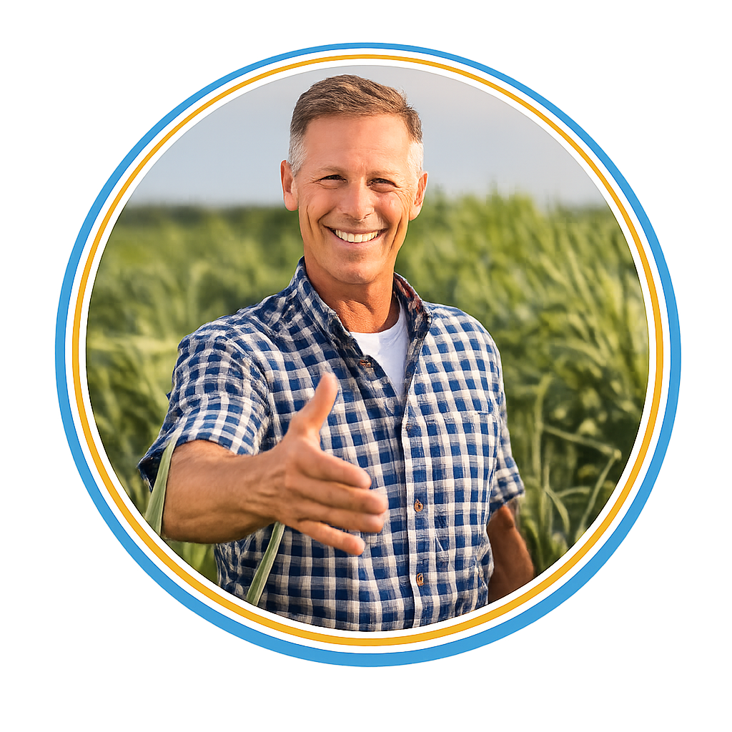 Produtor rural representando Plano de Saúde Amil para produtor rural